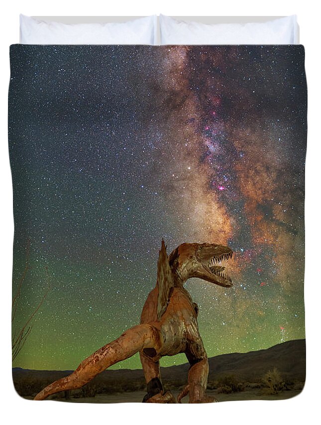 Astronomy Duvet Cover featuring the photograph Age of the Reptiles by Ralf Rohner