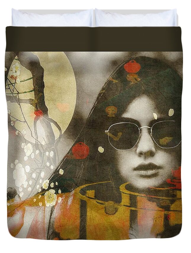 Woman Duvet Cover featuring the photograph All I Have To Do Is Dream by Paul Lovering