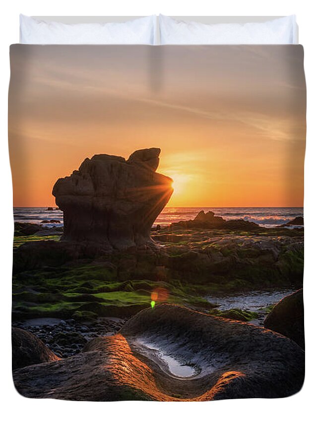 Awesome Duvet Cover featuring the photograph Ancient Rock #2 by Khanh Bui Phu