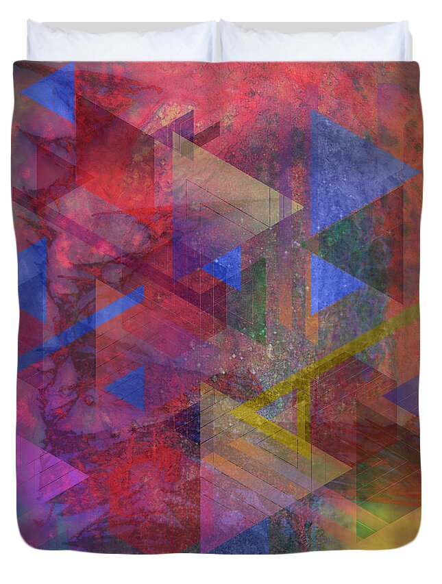 Another Time Duvet Cover featuring the digital art Another Time by Studio B Prints