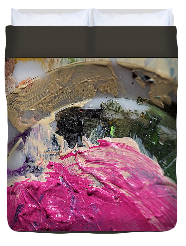 Art Duvet Cover featuring the photograph Art Palette 3 by Amelia Pearn