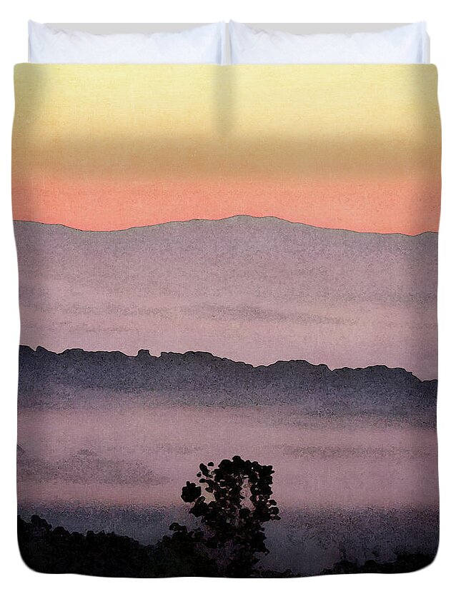 Tennessee Duvet Cover featuring the photograph Foothills of the Smoky Mountains by Phil Perkins