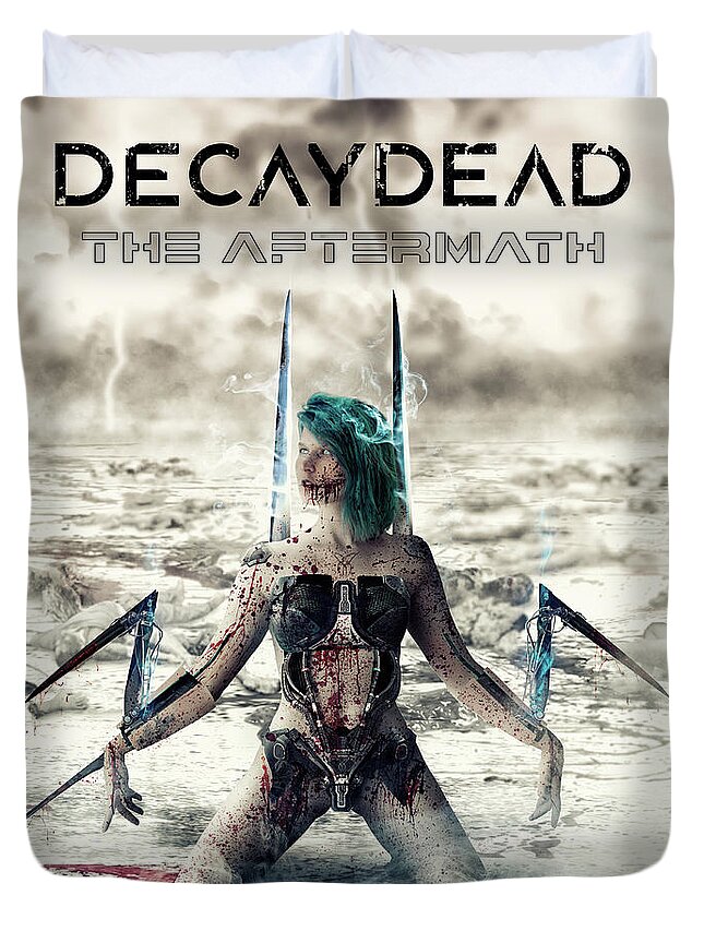 Argus Dorian Duvet Cover featuring the digital art The Aftermath The end of her war by Argus Dorian