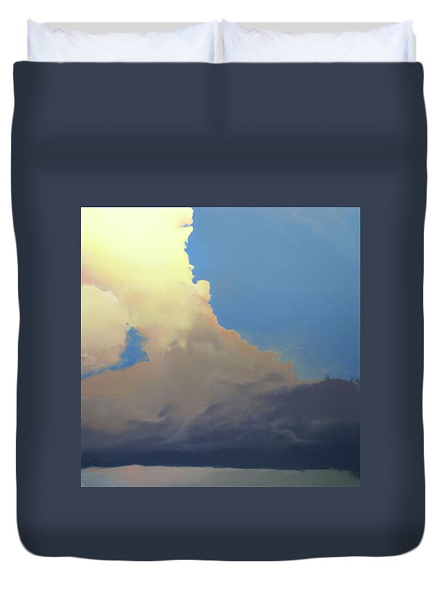 Cloud Duvet Cover featuring the painting Ascension by Cap Pannell