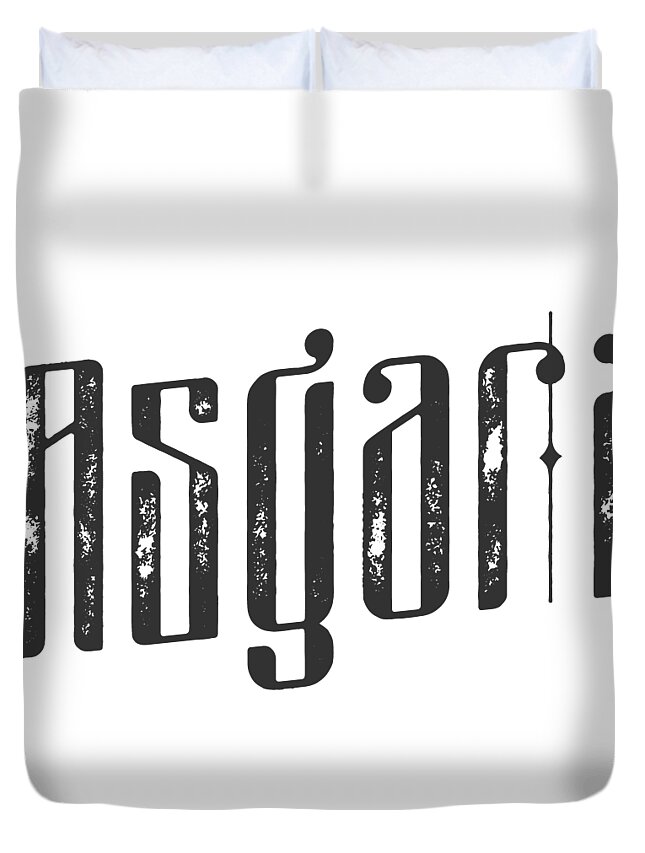 Asgari Duvet Cover featuring the digital art Asgari by TintoDesigns