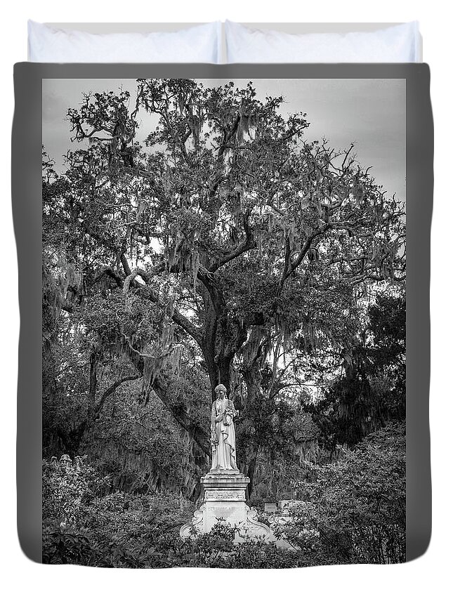Cemetery Duvet Cover featuring the photograph At Rest by Stephen Sloan