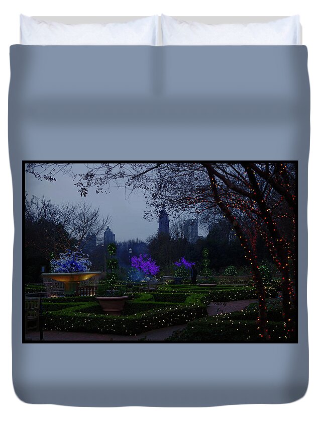 Atlanta Duvet Cover featuring the photograph Atlanta Botanical Garden by Bess Carter