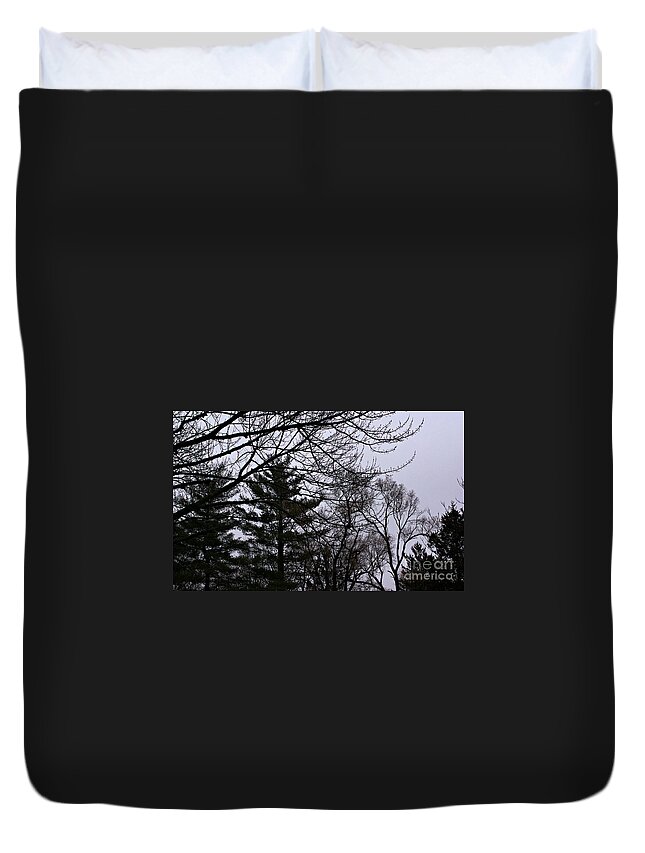 Landscape Duvet Cover featuring the photograph Authentic Expression by Frank J Casella