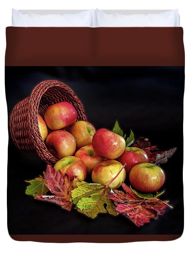 Autumn Duvet Cover featuring the photograph Autumn Bounty by Ira Marcus