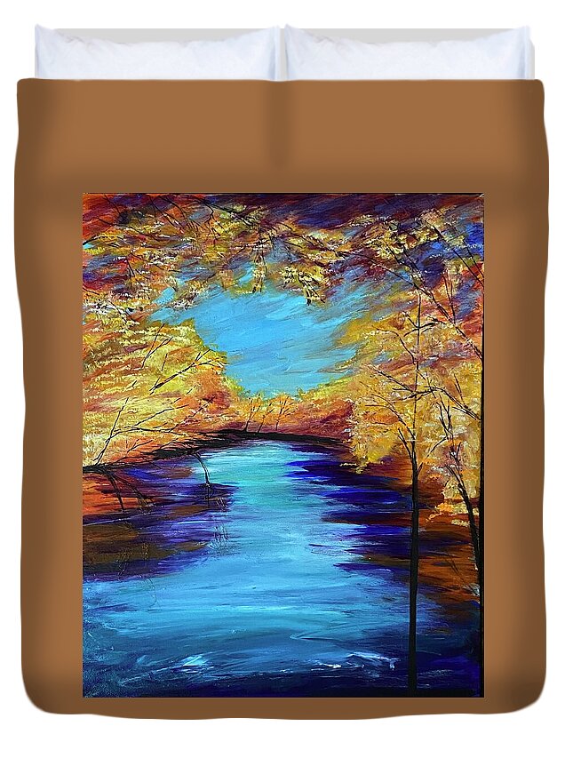 Autumn Splendor Duvet Cover by Linda Waidelich - Pixels