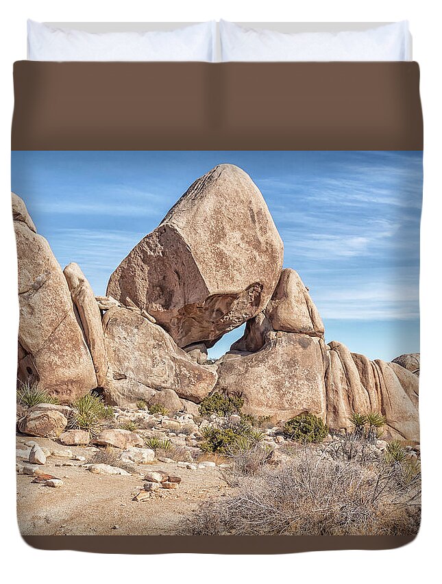 Balance Duvet Cover featuring the photograph Balance by Alison Frank