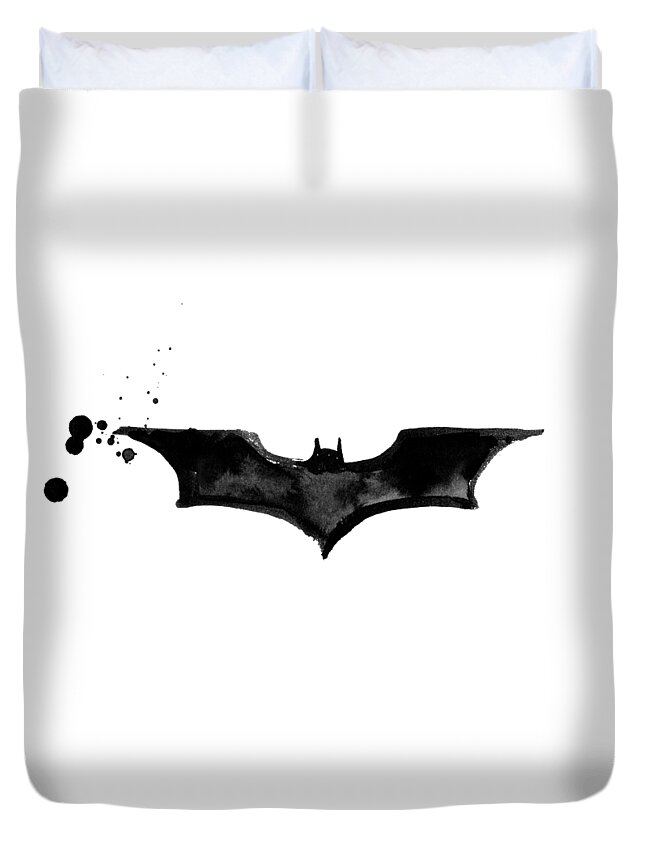 Batman Logo Duvet Cover by Pechane Sumie - Pixels