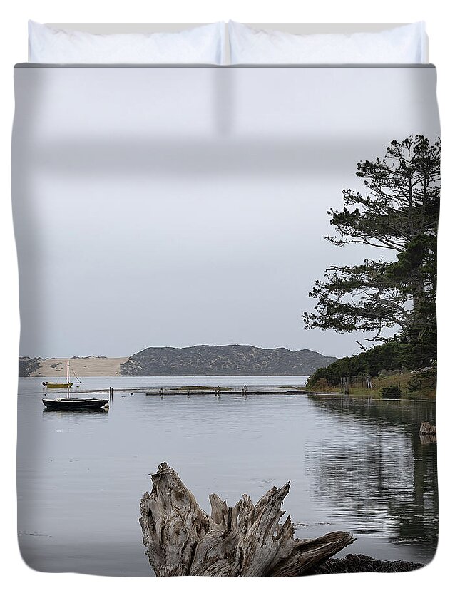  Duvet Cover featuring the photograph Baywood by Lars Mikkelsen