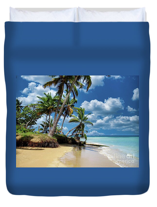 Beach Duvet Cover featuring the photograph Beach Photo 168 by Lucie Dumas