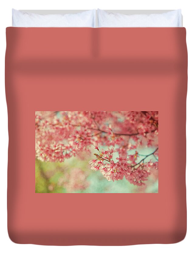 Pastel Duvet Cover featuring the photograph Beautiful Blossoms by Carrie Ann Grippo-Pike