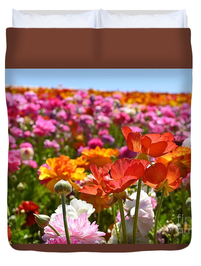 Flowers Duvet Cover featuring the photograph Beautiful Spring Flowers by Rich Cruse