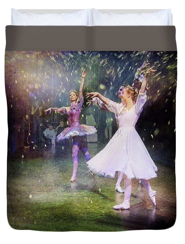 Ballerina Duvet Cover featuring the photograph Being Claire by Craig J Satterlee