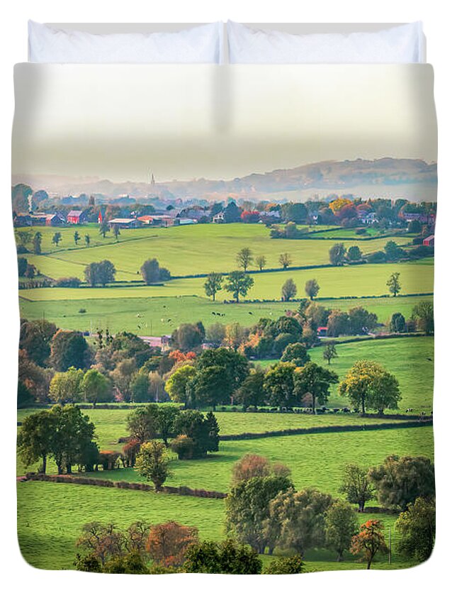 Belgium Duvet Cover featuring the photograph Belgium Countryside by Steven Sparks