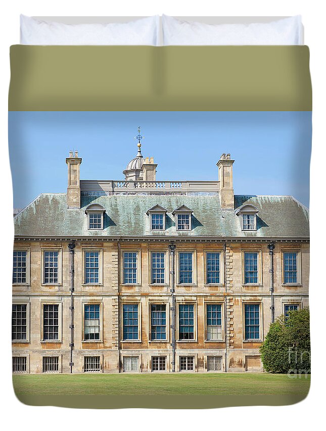 English Country House Duvet Cover featuring the photograph Belton House, Lincolnshire, England by Neale And Judith Clark