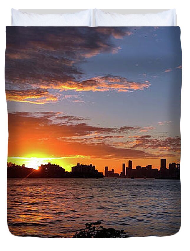 Miami Duvet Cover featuring the photograph Biscayne Bay Miami Florida USA - Study III by Doc Braham