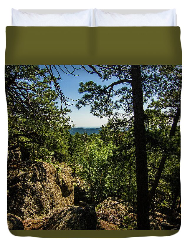 Black Hills Duvet Cover featuring the photograph Black Hills IMG 6401 by Jana Rosenkranz