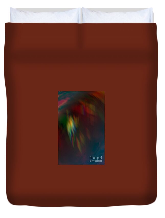  Duvet Cover featuring the digital art Blurry Feeling by Glenn Hernandez