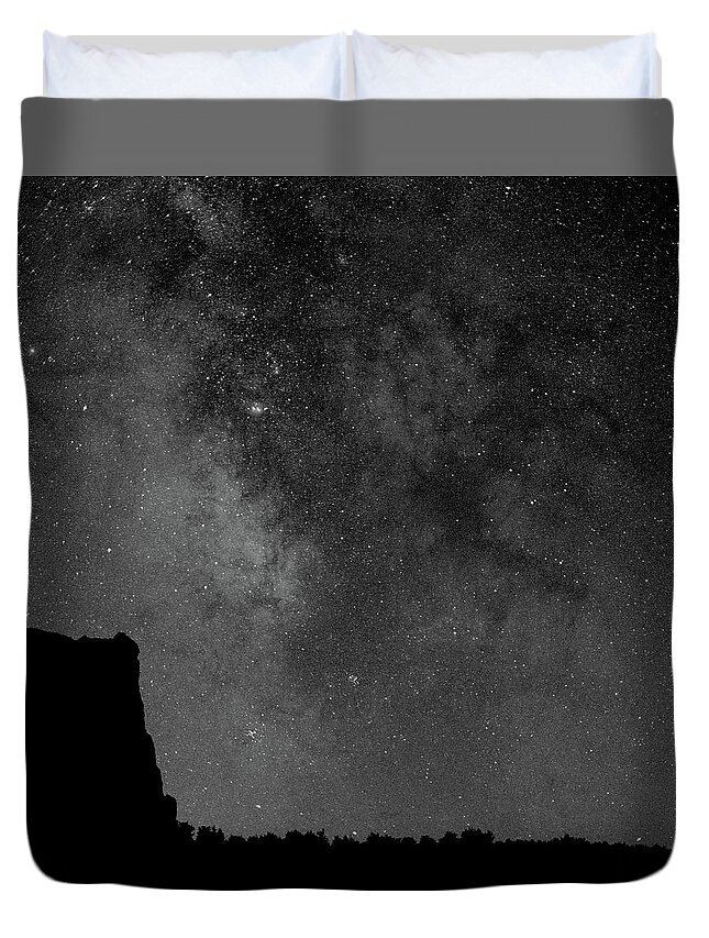 Landscape Duvet Cover featuring the photograph Body of a Goddess by Karine GADRE