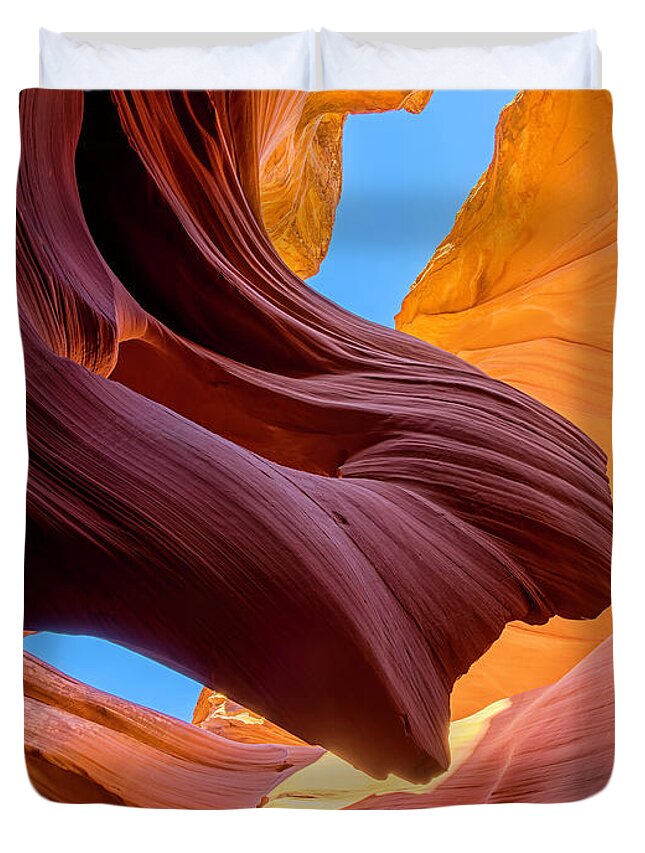 Amaizing Duvet Cover featuring the photograph Breeze of Sandstone by Edgars Erglis