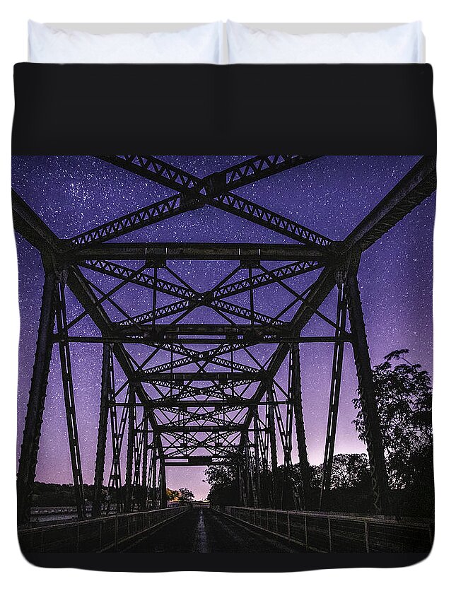 2019 Duvet Cover featuring the photograph Bridge to Tomorrow by KC Hulsman