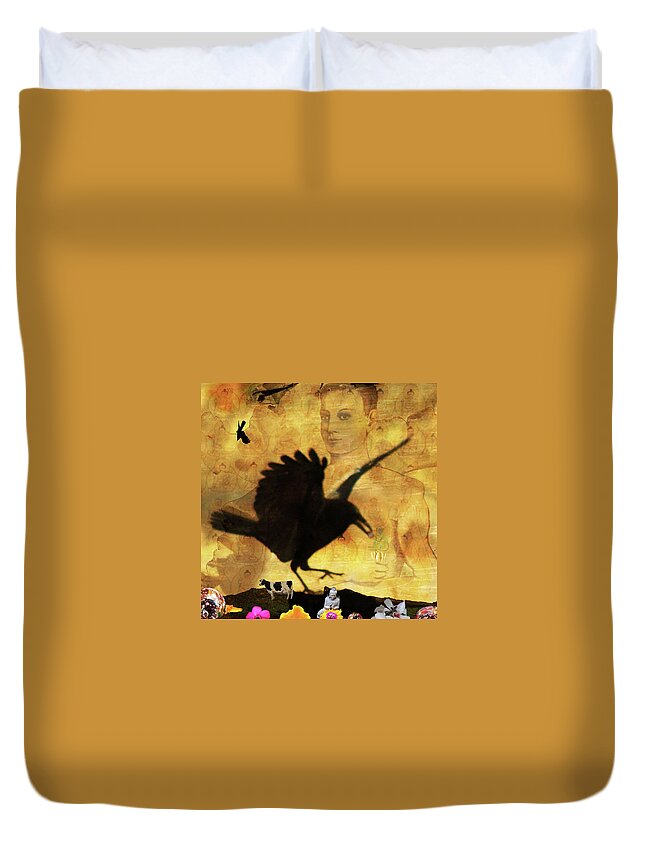 Buddha Duvet Cover featuring the photograph Buddha Boy by Perry Hoffman