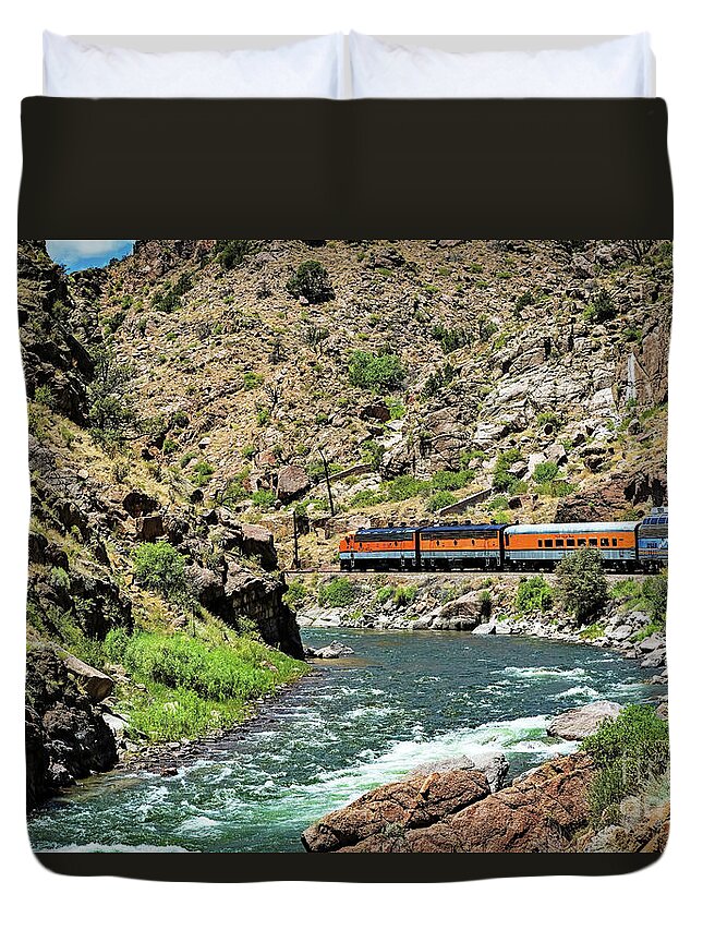 Jon Burch Duvet Cover featuring the photograph Busy Day On The River by Jon Burch Photography