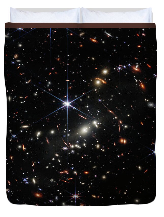 1st Duvet Cover featuring the photograph C056/2181 by Science Photo Library