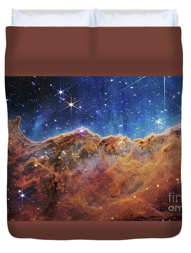 Astronomical Duvet Cover featuring the photograph C056/2352 by Science Photo Library