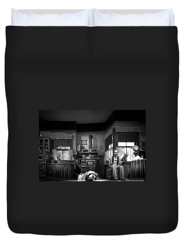 Carousel Of Progress Duvet Cover featuring the photograph Carousel of Progress Scene 1 by Mark Andrew Thomas