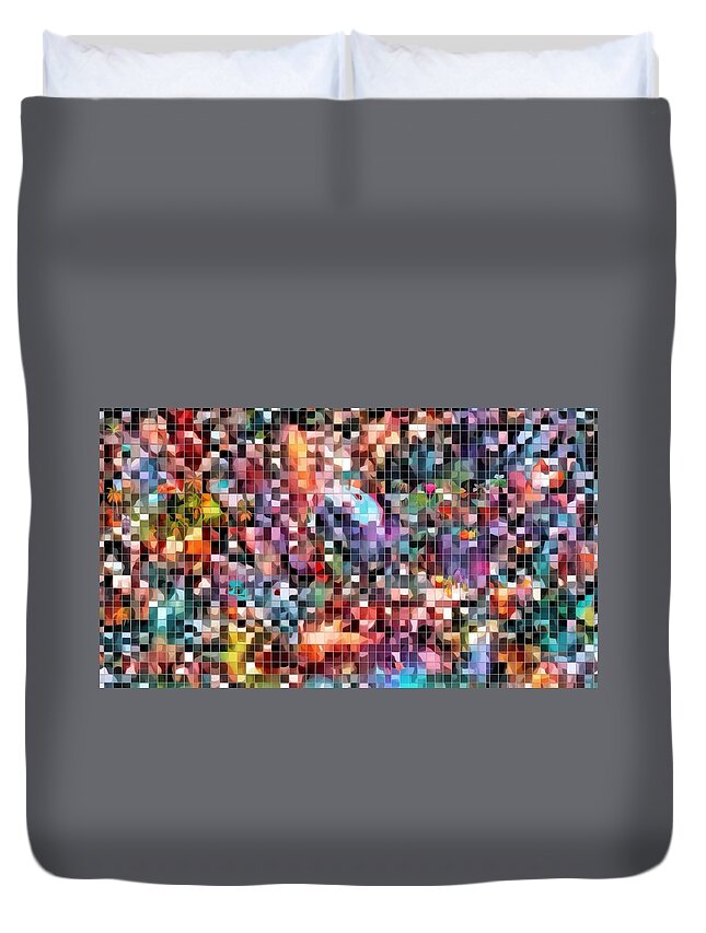  Duvet Cover featuring the digital art Case No 21 by Mark Slauter