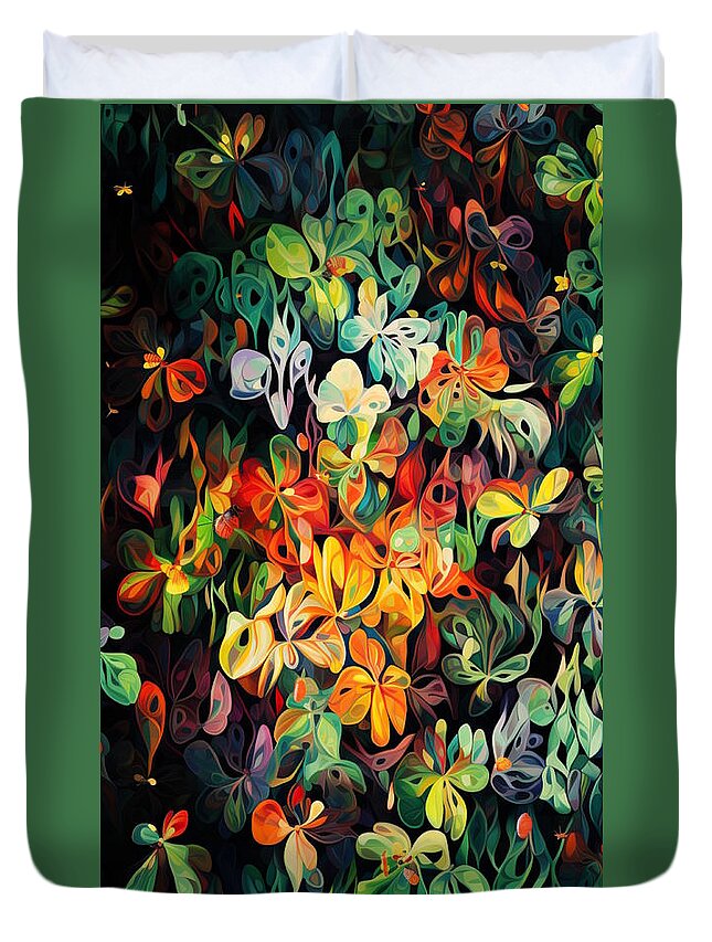  Duvet Cover featuring the digital art Case No 5 by Mark Slauter