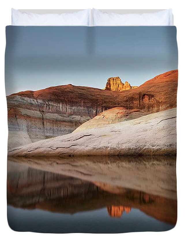 Cathedral Canyon Duvet Cover featuring the photograph Cathedral Canyon by Peter Boehringer