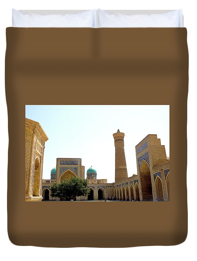  Duvet Cover featuring the photograph Central Asia 21 by Eric Pengelly