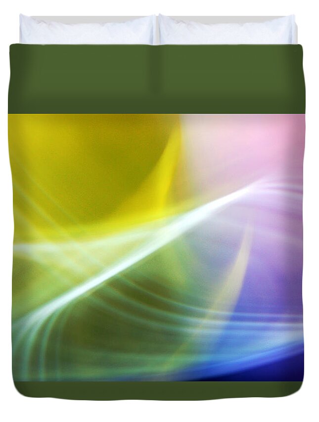 Abstract Duvet Cover featuring the photograph Chaos by Joe Kozlowski