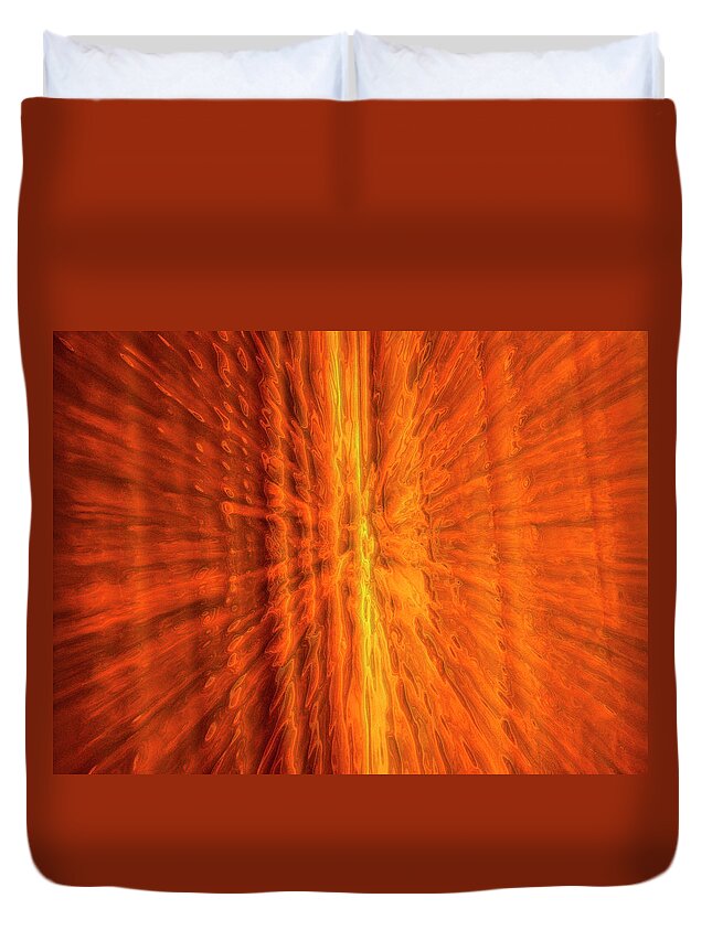 Photography Duvet Cover featuring the photograph Chemistry 247 by Luc Van de Steeg