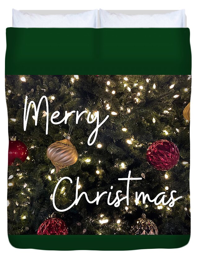 Christmas Duvet Cover featuring the photograph Christmas Card 1 by Lee Darnell