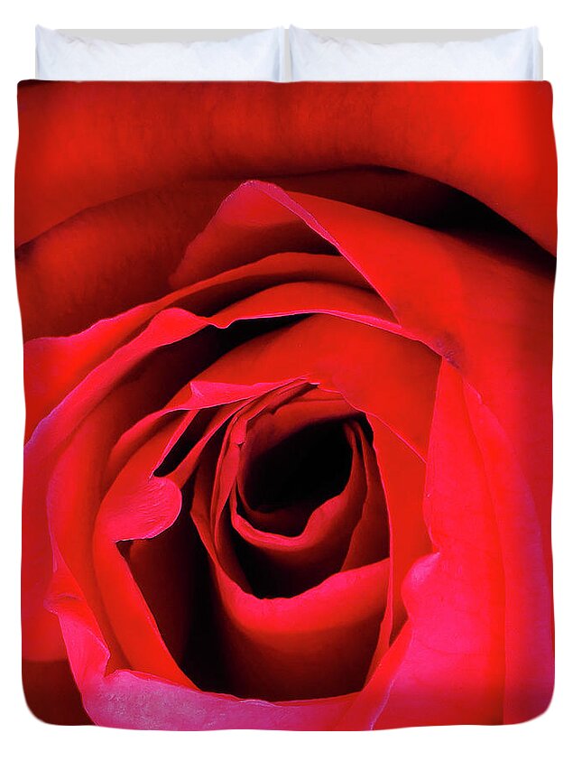Rose Duvet Cover featuring the photograph Chrysler Imperial by Joe Schofield