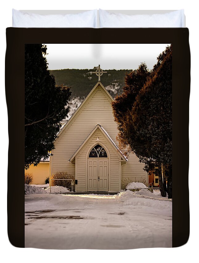 Co Duvet Cover featuring the photograph St. Philip in the Field by Doug Wittrock