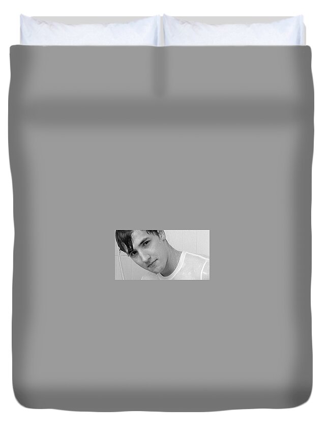 Cj Duvet Cover featuring the photograph CJ by Jim Whitley