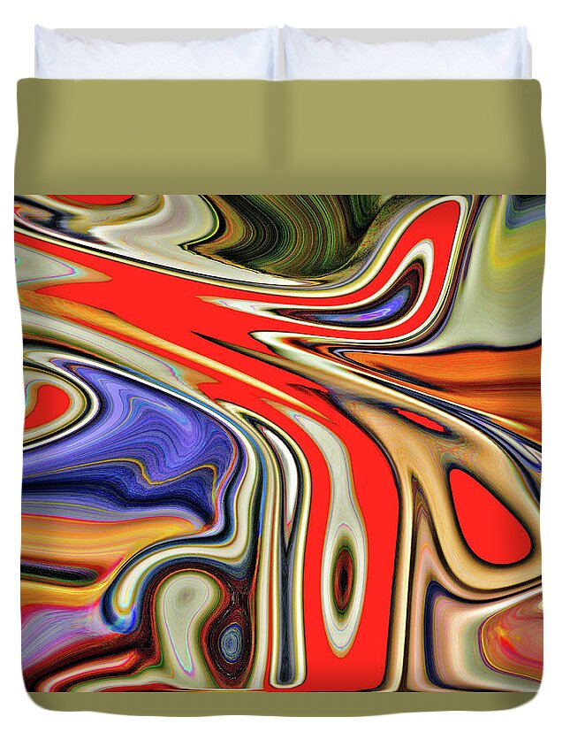 3d Duvet Cover featuring the photograph Clamor by Nick David