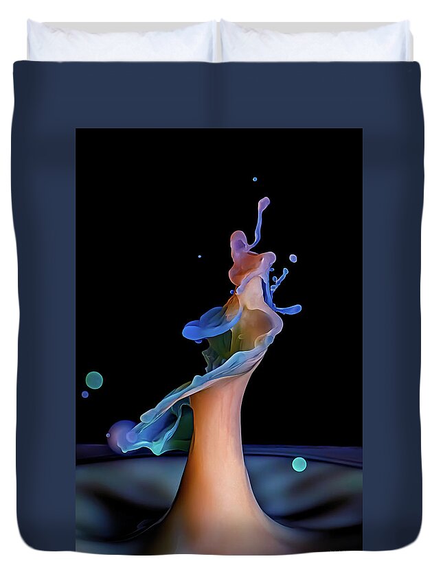 Photograph Duvet Cover featuring the photograph Climb to the Top by Michael McKenney