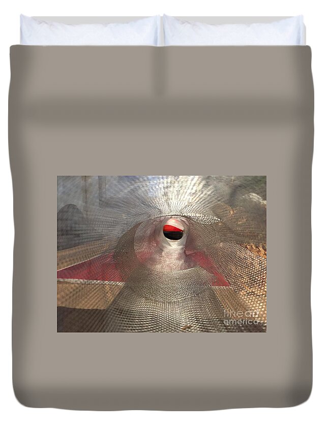 Aluminum Screen Duvet Cover featuring the photograph Composite Series 1-1 by J Doyne Miller