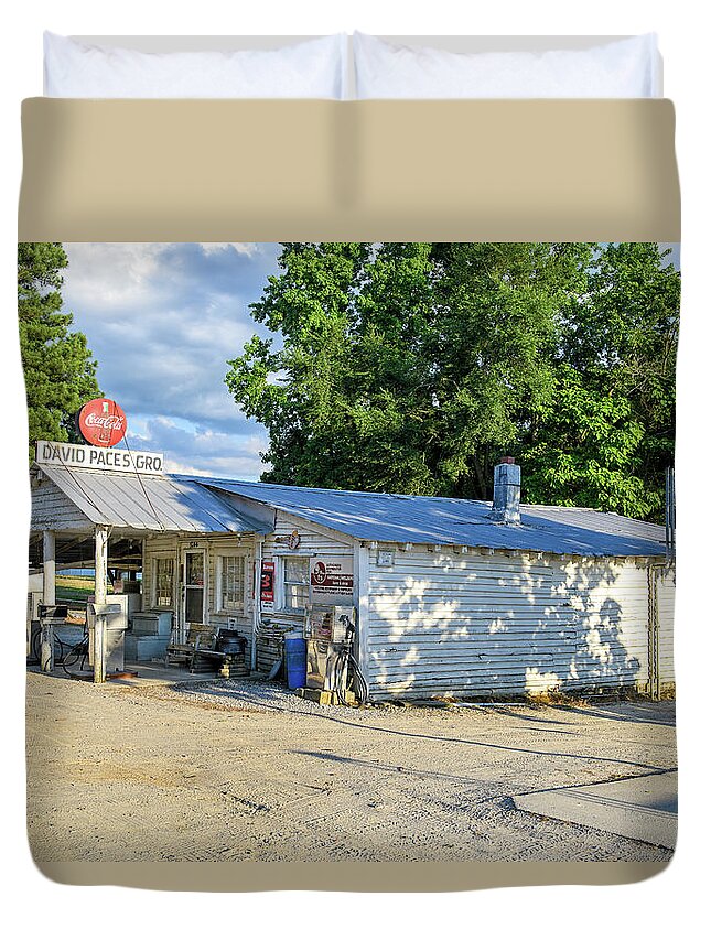 Country Duvet Cover featuring the photograph Country Store by Fon Denton