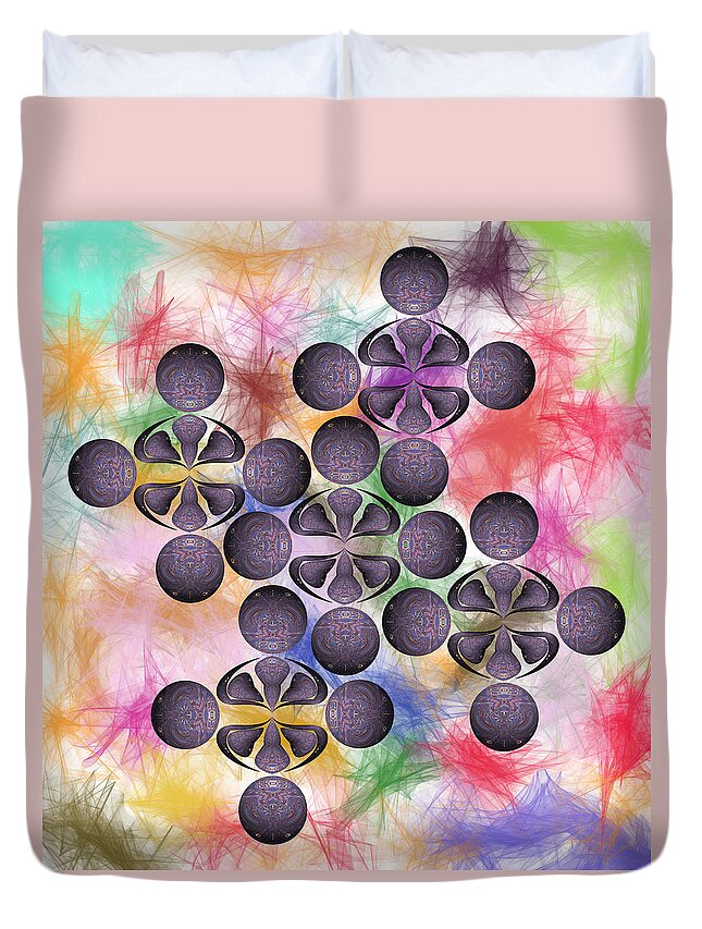Graphic Art Duvet Cover featuring the photograph Covidity II by Theodore Jones