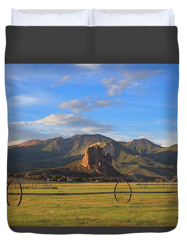 2020 Duvet Cover featuring the photograph Crawford Valley Ranching by Bridget Calip